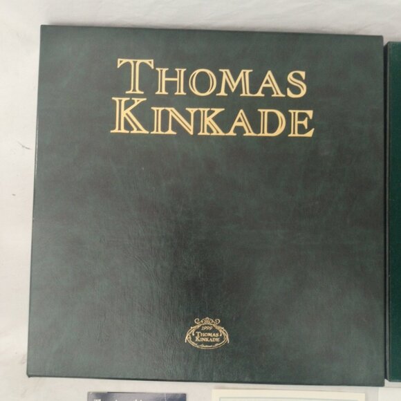 Thomas Kinkade "A Holiday Gathering"  Plate With COA & Box Vintage 1999 limited - Picture 3 of 11